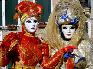 Картинка разное маски карнавальные костюмы венеция карнавал