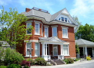 Картинка victorian houses utah сша города здания дома