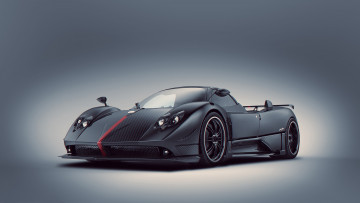 Картинка автомобили pagani zonda cinque black edition