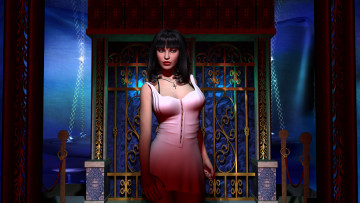 Картинка 3д графика people люди девушка