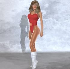 обоя 3д графика, люди , people, купальник, взгляд, девушка