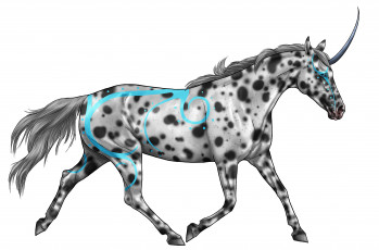 Картинка рисованные животные +сказочные +мифические единорог