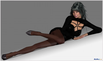 Картинка 3д+графика люди+ people взгляд девушка