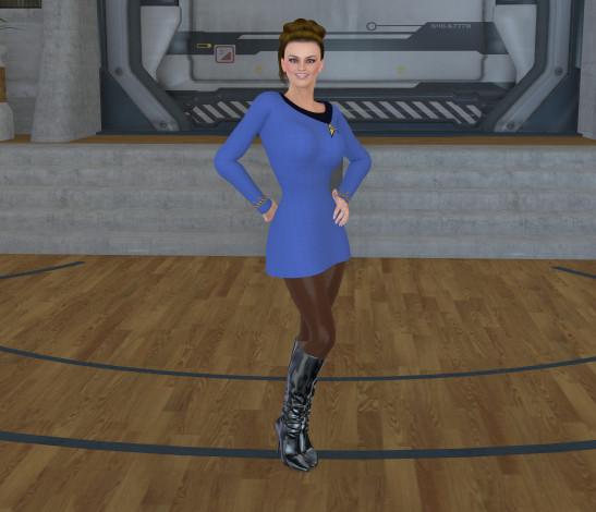 Обои картинки фото 3д графика, люди , people, улыбка, взгляд, девушка