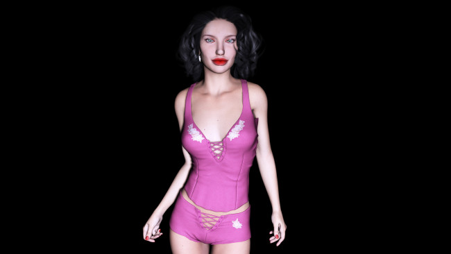 Обои картинки фото angela, 3д графика, люди , people, взгляд, девушка