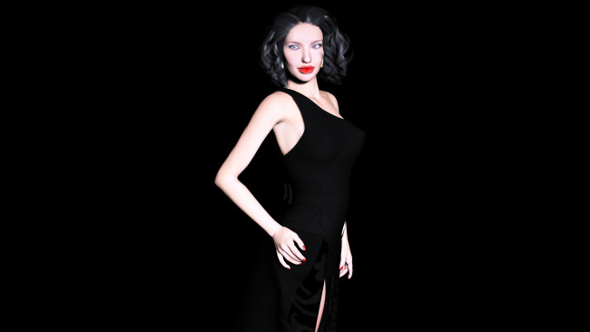 Обои картинки фото angela, 3д графика, люди , people, взгляд, девушка