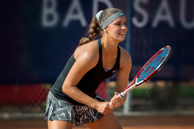 Обои картинки фото kalinina anhelina, спорт, теннис, ракетка, девушка, корт