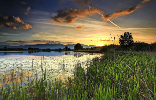 Обои картинки фото природа, восходы, закаты, рассвет