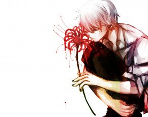 Картинка аниме tokyo+ghoul канеки