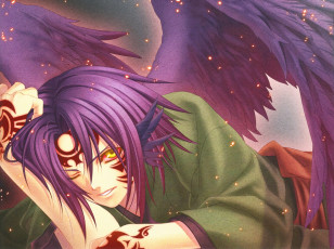 обоя аниме, hiiro no kakera, парень, ангел