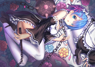 Картинка аниме re +zero+kara+hajimeru+isekai+seikatsu рем