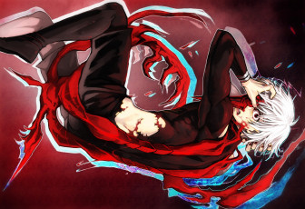 Картинка аниме tokyo+ghoul канеки