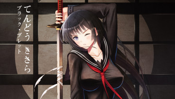 Картинка аниме black+bullet чёрная пуля