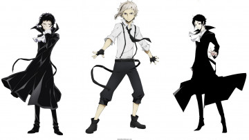 Картинка аниме bungou+stray+dogs парни