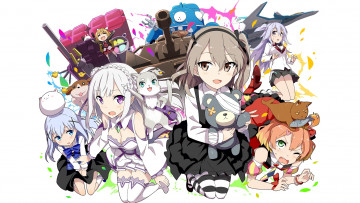 Картинка аниме unknown +другое девушки фон взгляд