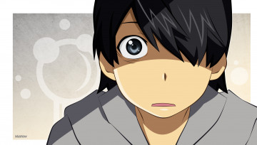 Картинка аниме bakemonogatari парень фон взгляд