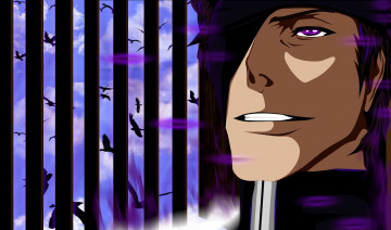 Картинка аниме bleach айзен