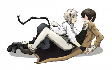 Картинка аниме bungou+stray+dogs парни