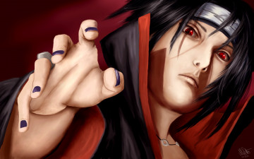 Картинка аниме naruto uchiha itachi