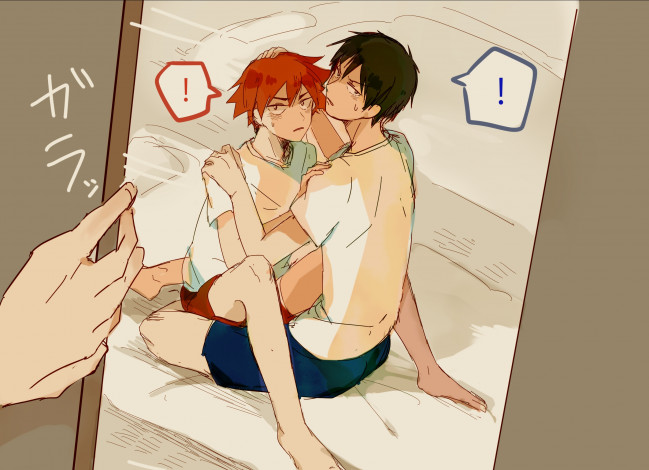 Обои картинки фото аниме, yowamushi pedal, парни