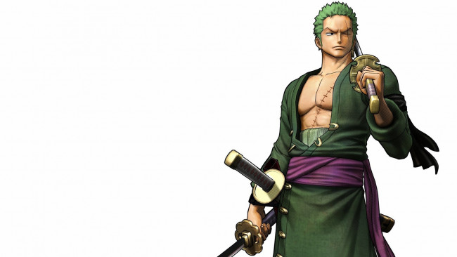 Обои картинки фото аниме, one piece, roronoa, zoro