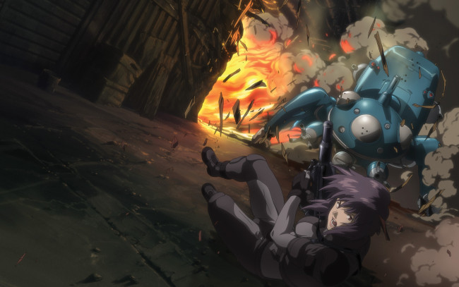 Обои картинки фото аниме, ghost in the shell, девушка, мотоко, кусанаги