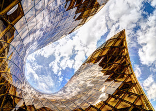 Картинка разное элементы+архитектуры мальмё торговый центр швеция архитектура облака здание emporia shopping center