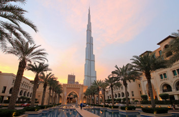 Картинка dubai города дубай+ оаэ небоскребы панорама