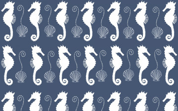 Картинка векторная+графика животные+ animals морской конек