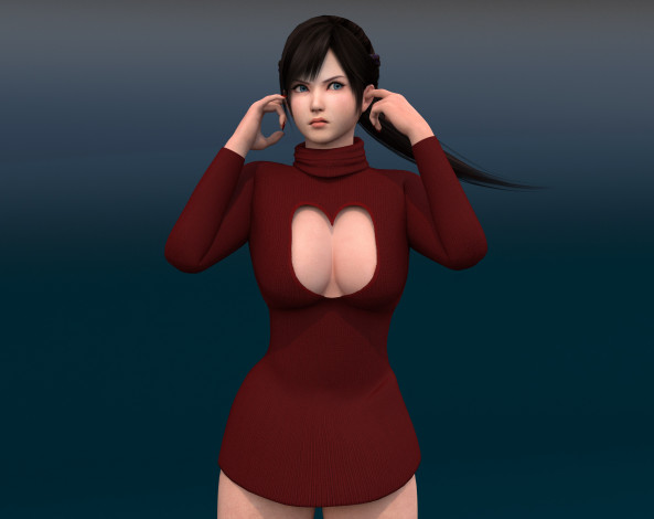 Обои картинки фото 3д графика, люди , people, девушка, взгляд, фон