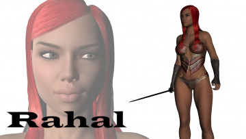 Картинка 3д+графика фантазия+ fantasy фон взгляд девушка