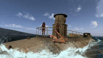 Картинка 3д+графика фантазия+ fantasy фон взгляд девушки