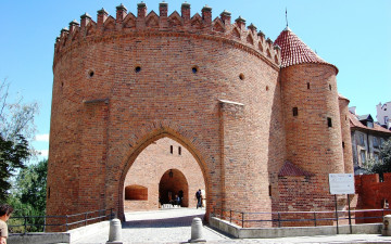 Картинка города варшава+ польша warsaw barbican