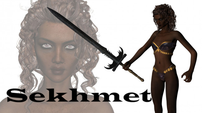 Обои картинки фото 3д графика, фантазия , fantasy, фон, взгляд, девушка