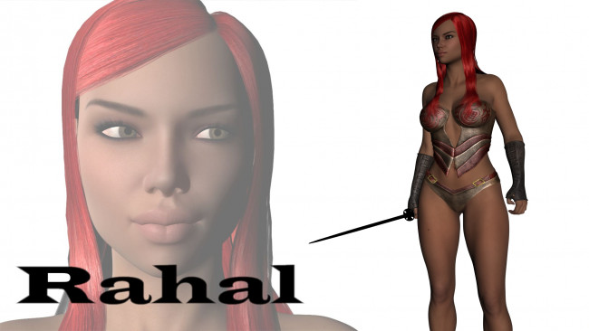 Обои картинки фото 3д графика, фантазия , fantasy, фон, взгляд, девушка