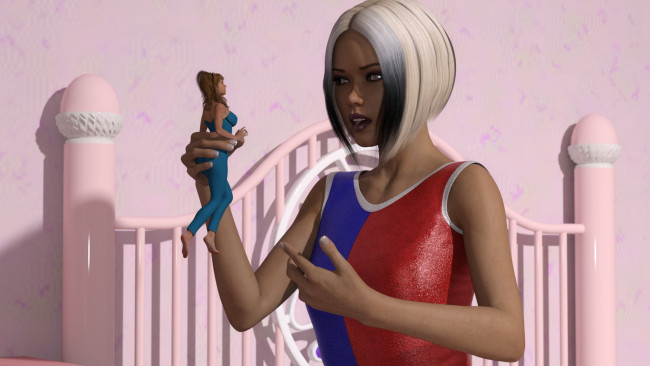 Обои картинки фото 3д графика, фантазия , fantasy, фон, взгляд, девушка