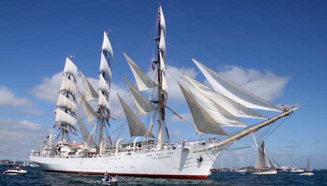 Обои картинки фото корабли, парусники, мачты, паруса