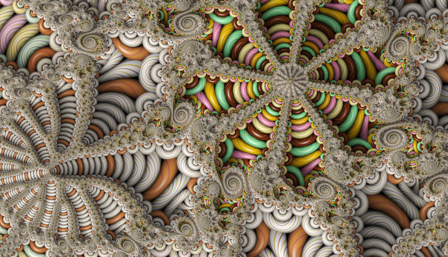 Обои картинки фото 3д графика, фракталы , fractal, узор, фон, цвет