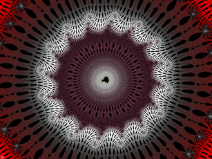 Картинка 3д+графика фракталы+ fractal цвет фон узор