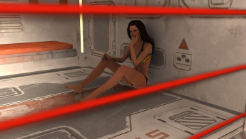 Картинка 3д+графика люди+ people фон девушка взгляд