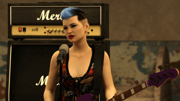 Картинка 3д+графика люди+ people фон взгляд девушка