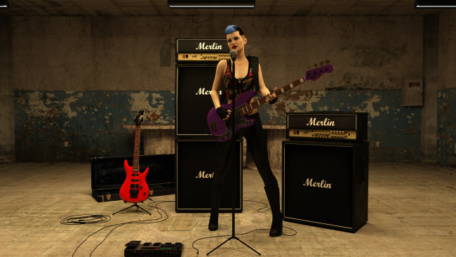 Обои картинки фото 3д графика, люди , people, фон, взгляд, девушка