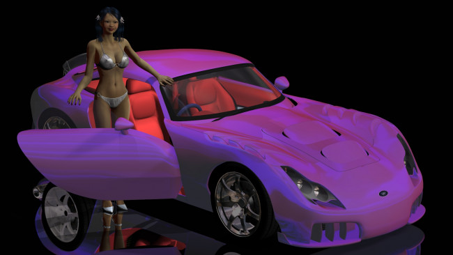 Обои картинки фото 3д графика, люди-авто, мото , people- car ,  moto, фон, взгляд, девушка