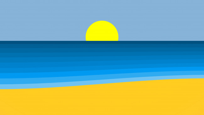 Обои картинки фото векторная графика, природа , nature, море