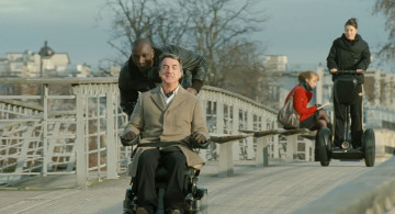 Картинка кино+фильмы 1+1+intouchables люди мост прогулка