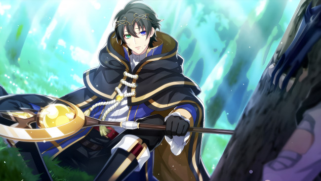 Обои картинки фото аниме, hypnosis mic, гипнотический, микрофон