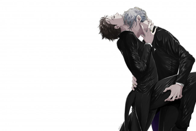 Обои картинки фото аниме, yuri on ice, юрий, на, льду