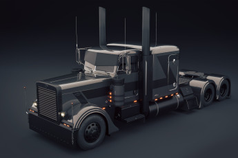 Картинка автомобили 3д peterbilt