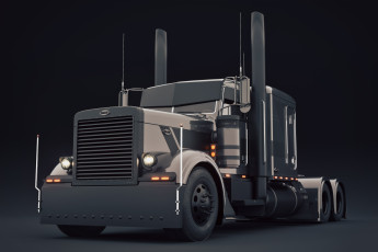 Картинка автомобили 3д peterbilt