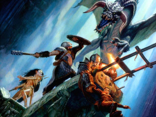 Картинка фэнтези драконы